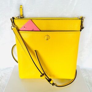 Kate Spade Vibrant Yellow Crossbody Bag